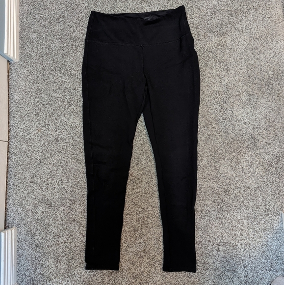 Black Compression Ponte Leggings - Women - 7forallmankind - Picture 3 of 5